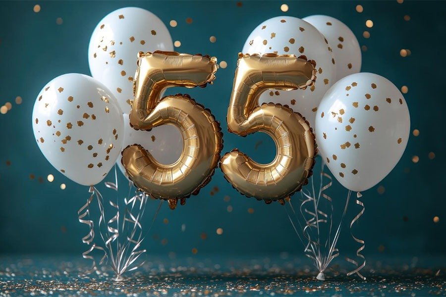 привітання з 55-річчям своїми словами