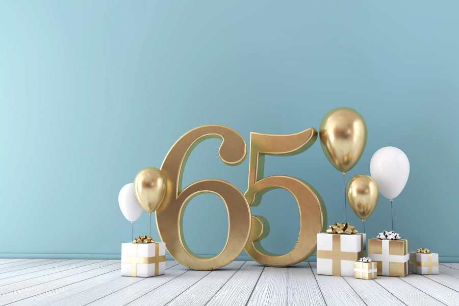 привітання з 65-річчям мужчині