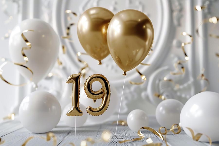 Привітання сина з 19-річчям